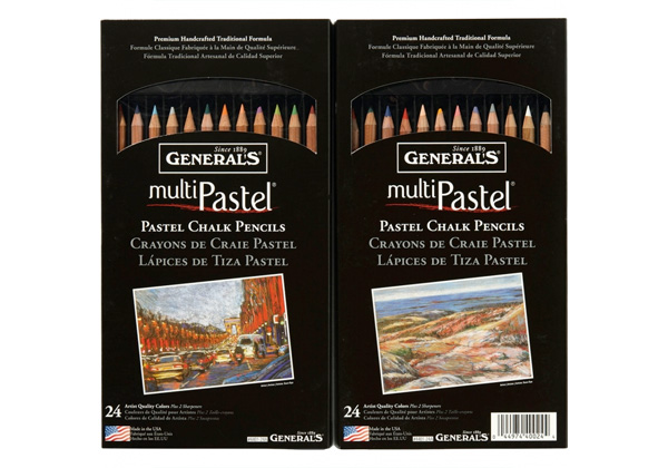 Pastel Chalk Pencil Set 24