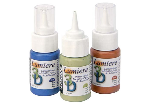 Jacquard Lumiere 3D Dimensional Metallic Paint & Adhesive