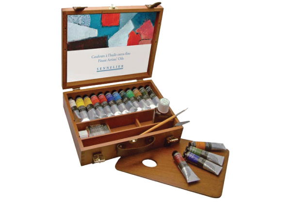 Artist Oil Color WOOD BOX 40ML 12/SET