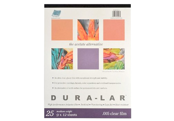 DURALAR CLEAR 005 9X12 PAD