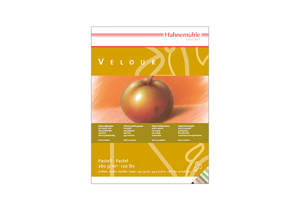 PASTEL VELOUR 9.4X12.5 ASST 260GSM
