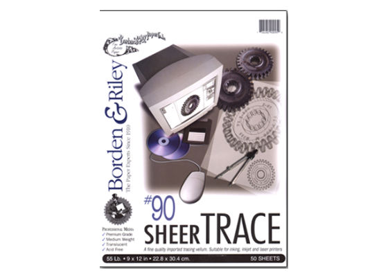 #90 Vellum Sheer Trace 19x24