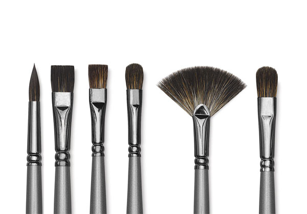 Brushes and Palette Knives