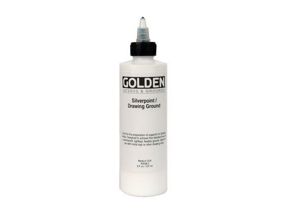Golden Silverpoint Drawing 8oz