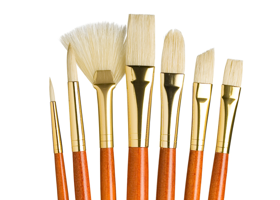 Bristle Long Handle Set of 7
