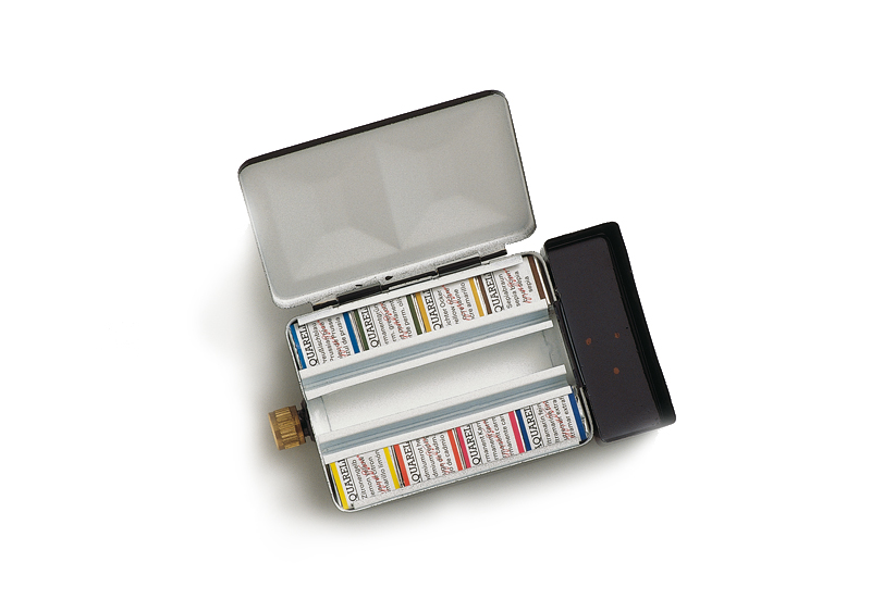 Horadam Aquarell Set of  8 Half Pan Metal Box